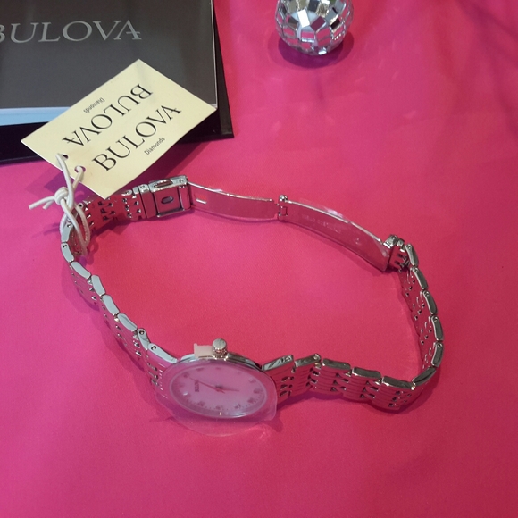 Bulova Diamond Accent Stainless-Steel Watch